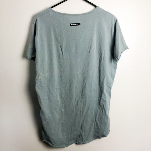 Alphalete Gray Short Sleeve Tee - Picture 4 of 8